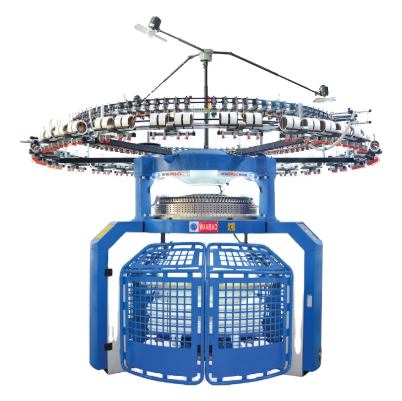 Double jersey circular knitting machine